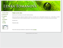 Tablet Screenshot of lenka.tomanova.eu